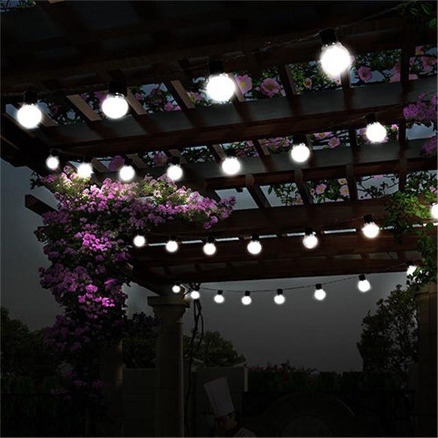 indoor outdoor waterproof led 2.5M 5M 10M Led big ball holiday decoration Fairy christmas string lights