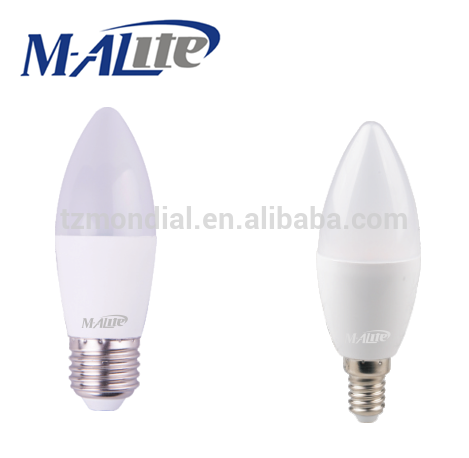 CE 110V230V 3W/5W/7W 420lm/520lm E27 E14 mini Led Bulb C37 LED Candle Light