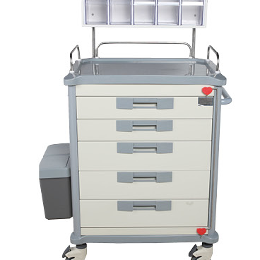 High Quality Five Drawers Anesthesia Trolley with Good Price