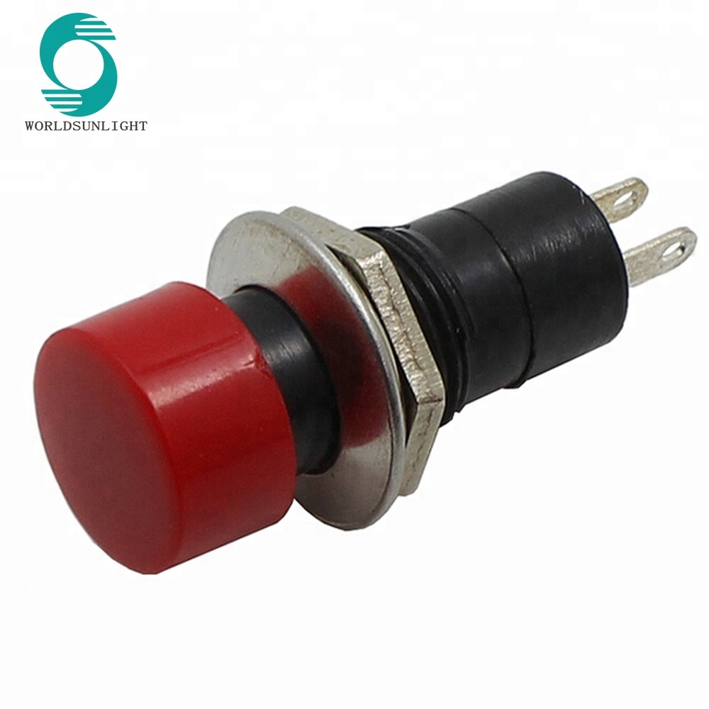 PBS-16A 12mm ON-OFF latchig 2 PIN round push button switch