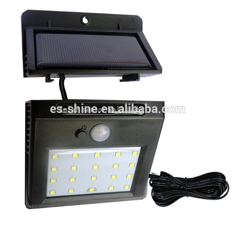 20/30LEDs solar panel light Separable LED Solar lamp Waterproof Outdoor Wall Security Motion PIR Sensor Led Solar light