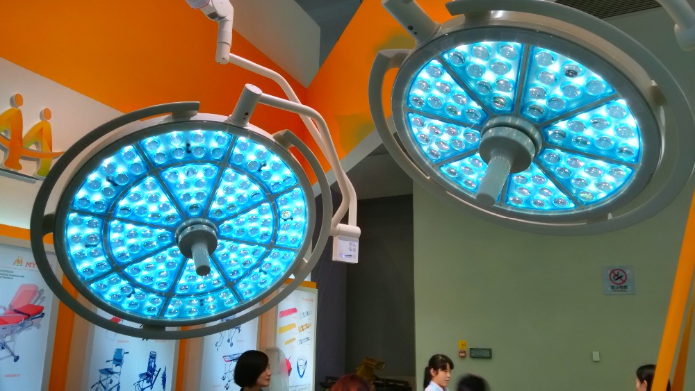 Double LED operating lamp with camera medical Lights source led OT Lights operating lamp tv