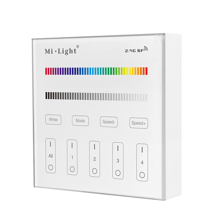 Milight B3 4-Zone RGB/RGBW Smart Panel Remote Controller
