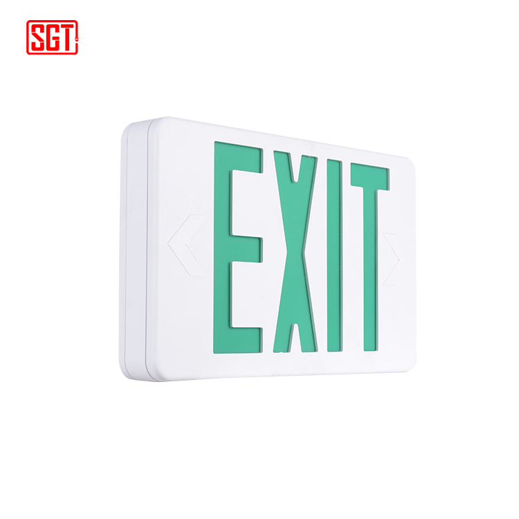 Hot sale China factory 120V/277V rechargeable indoor light led emergency charging exit sign lights