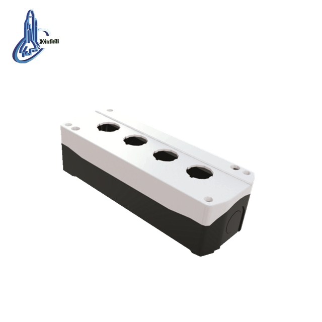 hot sale industrial push button control box switch parts for four holes IP40 XDL2-B04