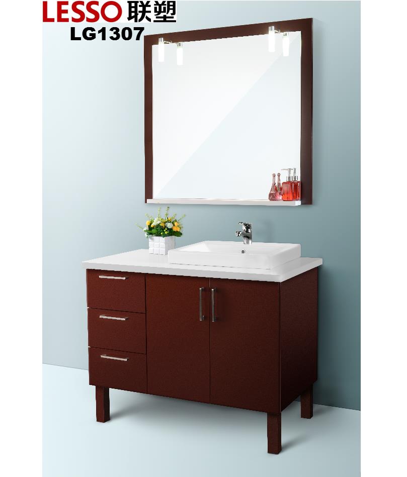 LG1307 LESSO simple design lacquer cabinet bathroom/bathroom vanity cabinet