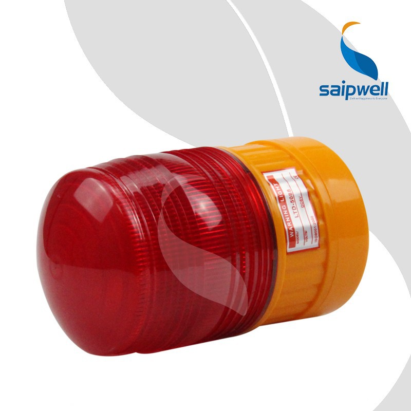 SAIP/SAIPWELL Wholesale LED Round Battery Powered Magnetic Base Strobe Warning Light