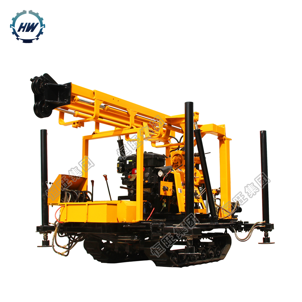 HengWang Tracked deep bore hole Water Well Drilling Rig Factory Direct Sale