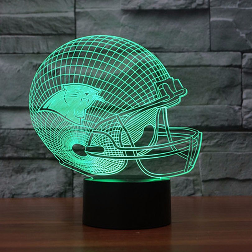 Philadelphia Eagles American Football cap helmet 3D NFL LED Color Changing Decor night light