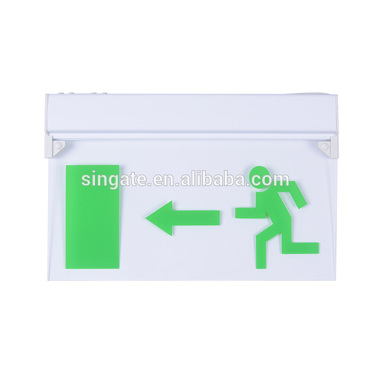 IP20 CE Approved Running Man LED emergency light rechargeable emergency exit sign