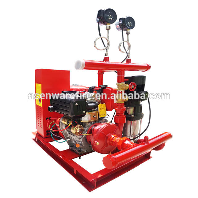 220V/50Hz electric fire pump with control panel