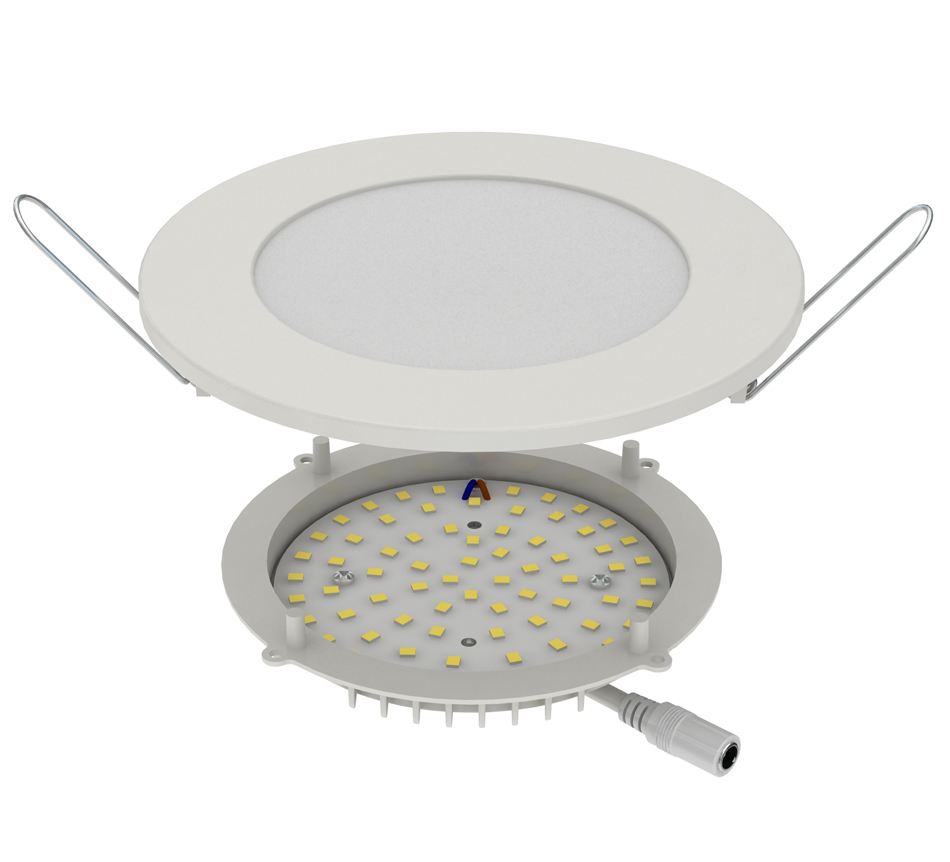 opal diffuser thickness<26mm 6inch led downlight 18w dimmable