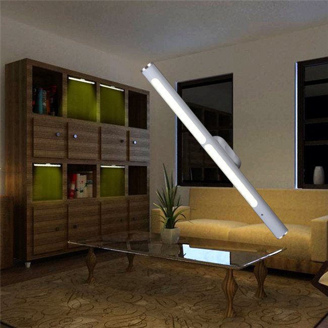 Kitchen Wardrobe Stairs USB Rechargeable LED Motion Sensor Closet Light