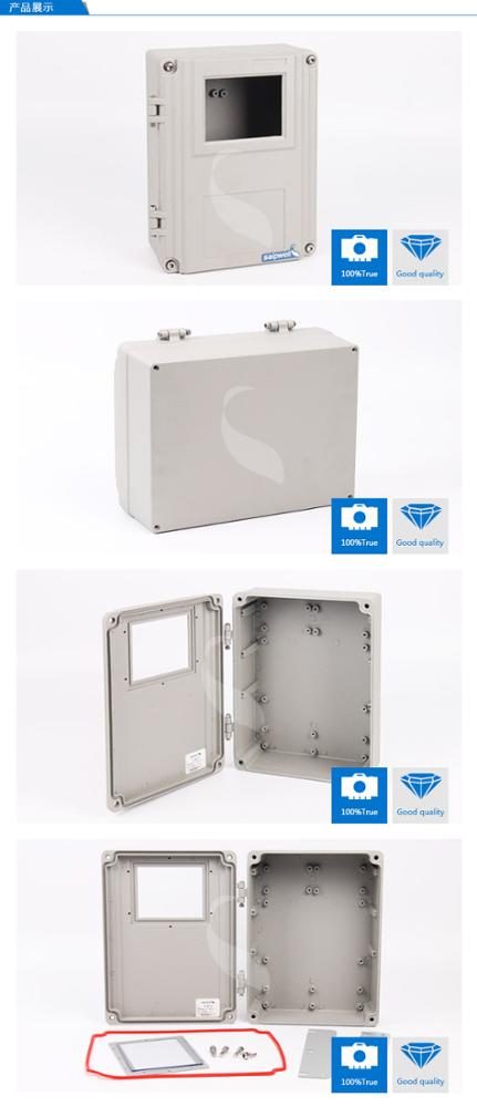 SAIPWELL High OEM/ODM CE RoHs IK08 IP 66 aluminum electrical cabinet box main switch waterproof enclosure with clear window