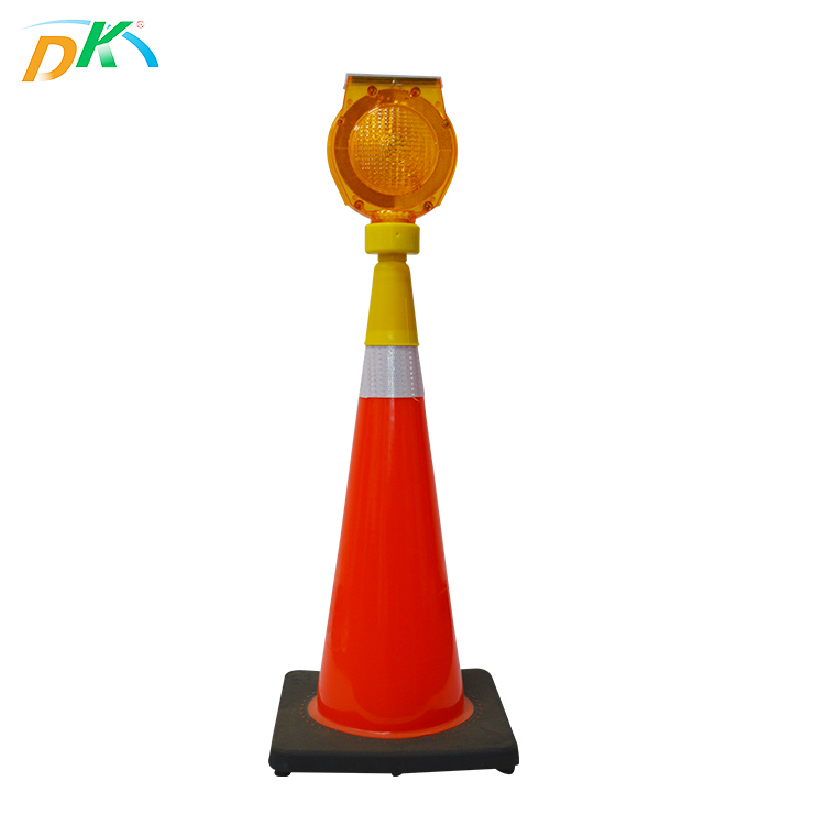 Professional solar powered warning light led beacon traffic warning light