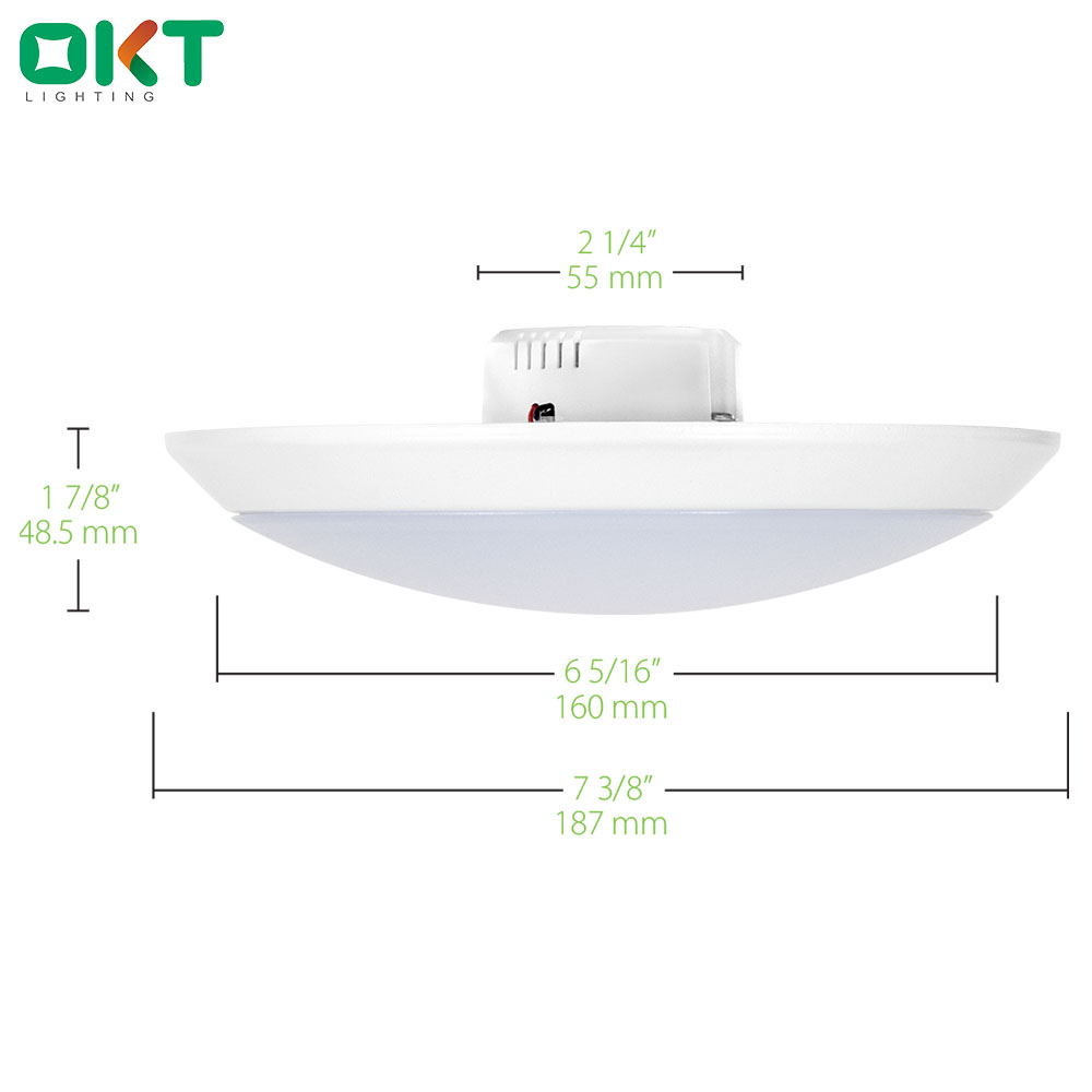 okt disc light 6inch 10W suitable for damp location top quality ul energy star