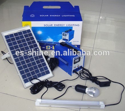 6-40W Portable Small Lighting Solar Kits 12v portable air conditioner