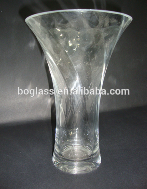 2014 HOT sale wholesale glass vases/ wholesale clear glass vases