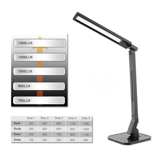 2019 Zhuhai Foldable Flexible LED USB Port Hotel Desk Lamp