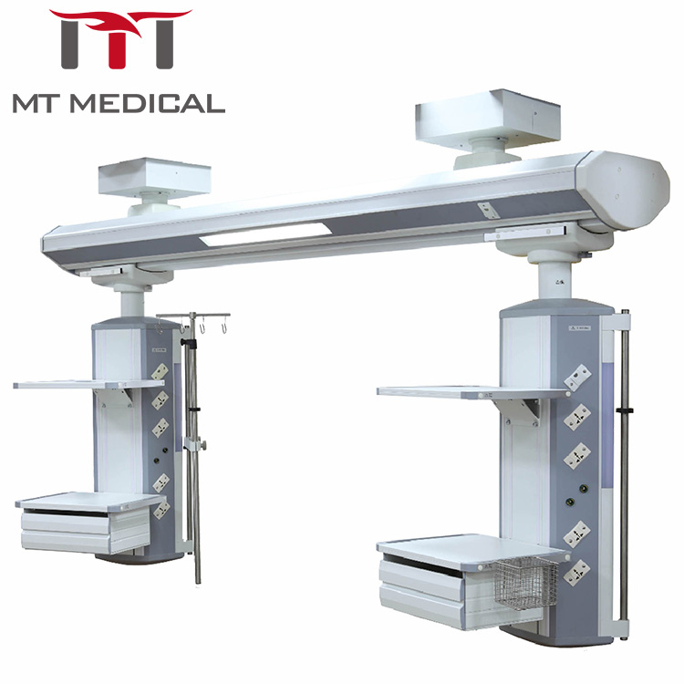 Operation room equipment medical Theatre pendant ceiling double cantilever pendant
