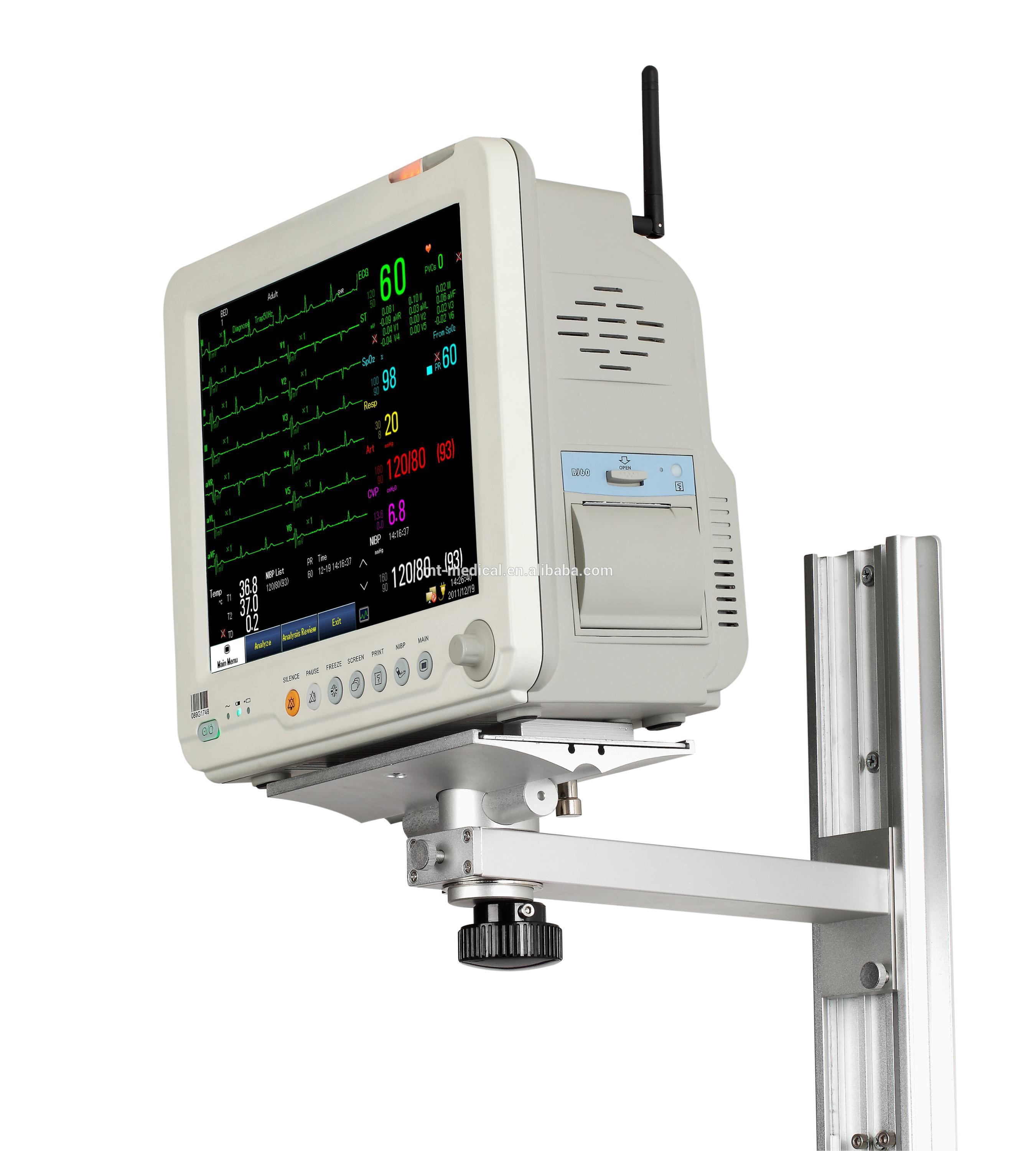 FDA CE approved portable icu multiparameter patient monitor