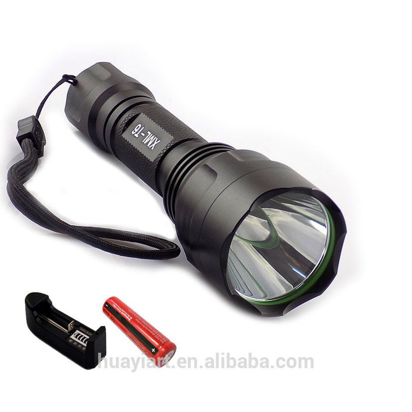 LED C8 flashlight military flashlight