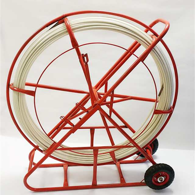 traceable fiber duct rodder fiber optic cable duct rodder