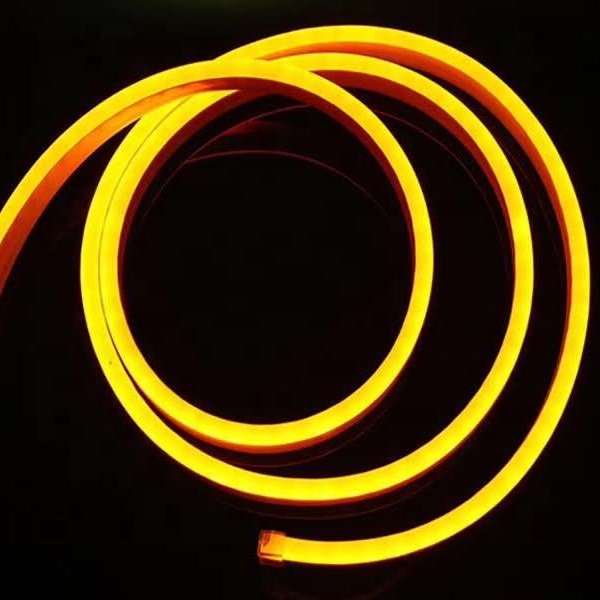 Golden Yellow Orange12V/24V waterproof IP67 led neon light SMD2835 flexible neon light for decoration