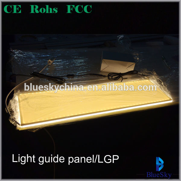 High quality and high light  led  guide panel rgb SMD2835 LED lighting Laser engraved LGP board for decorative