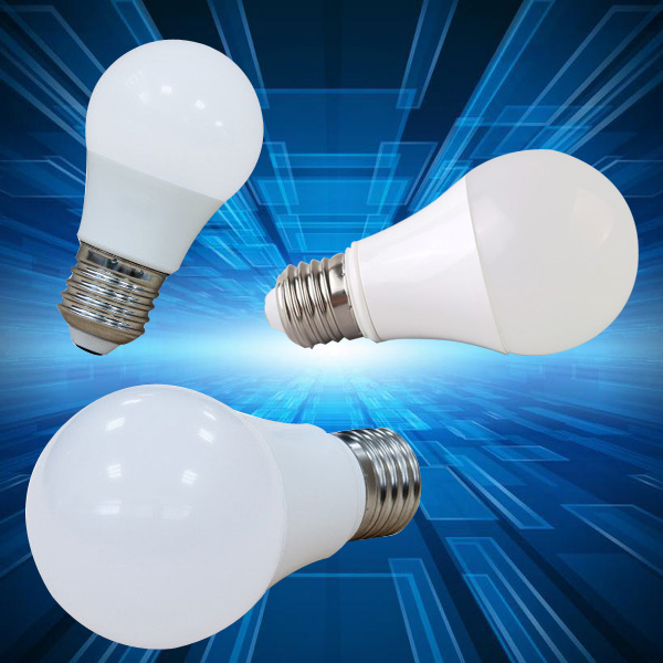 light led bulbs E27/B22 Cool white led lighting bulb Plastic+Aluminum led the lamp