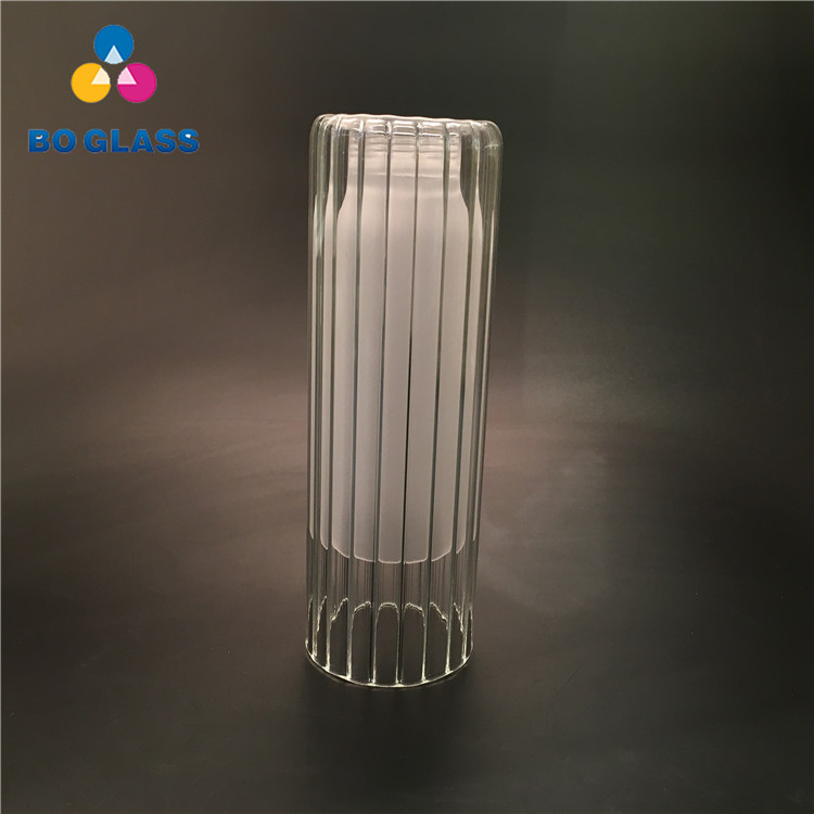 High Standard Borosilicate Heat Resistant Double Wall Glass Tube