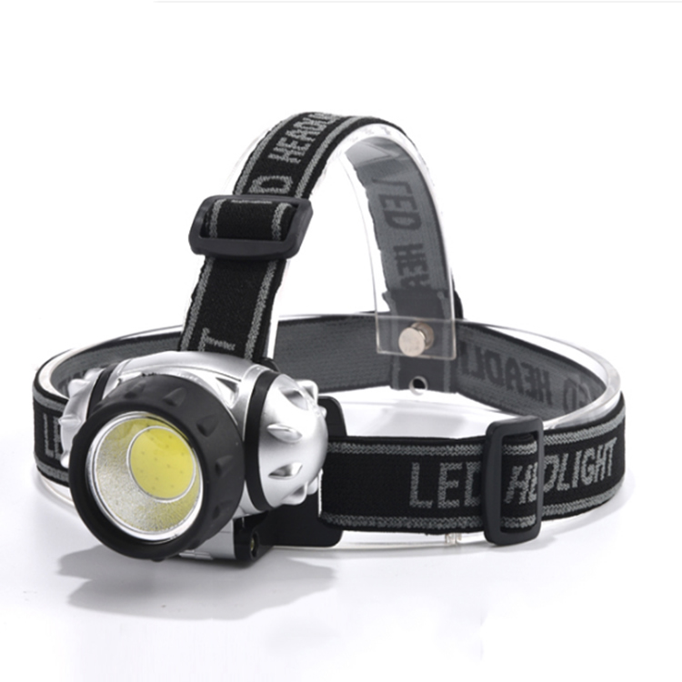 Aluminum cheap 3W COB  led headlamp 3*AAA battery led headlamp