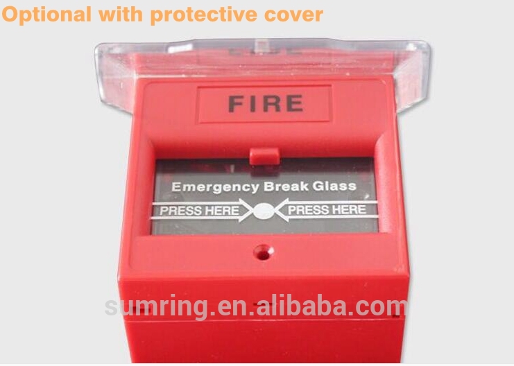 Conventional Manual Call Point Break Glass Fire Alarm Emergency Panic Button