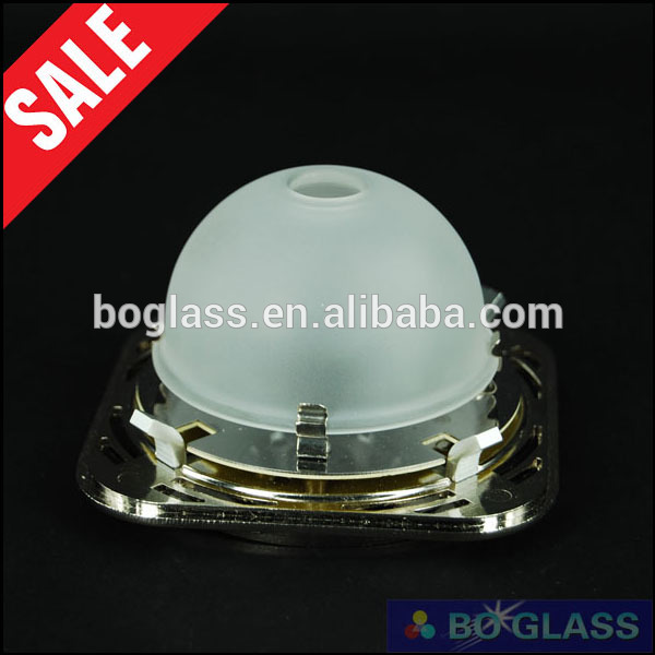 frosted pyrex glass dome cover for flash light