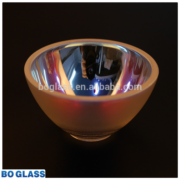 LED glass outdoor waterproof parabolic reflector bowl for led light