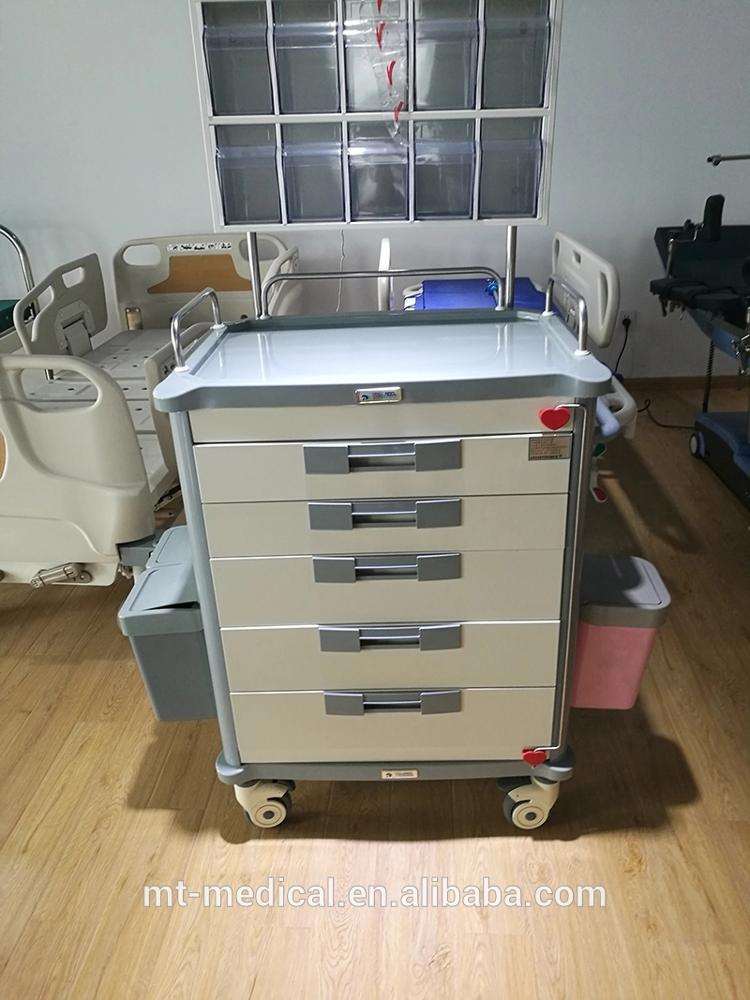 Hospital ABS medical emergency trolley equipment