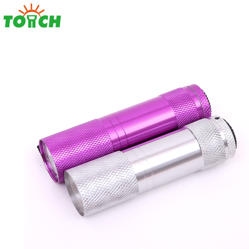 Customized logo promotion gifts cheap mini led torch light Yiwu items Quality Assured 9 LED Flashlight