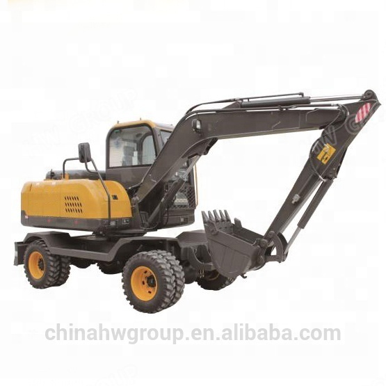 Mini agricultural equipment wheel excavator machinery price