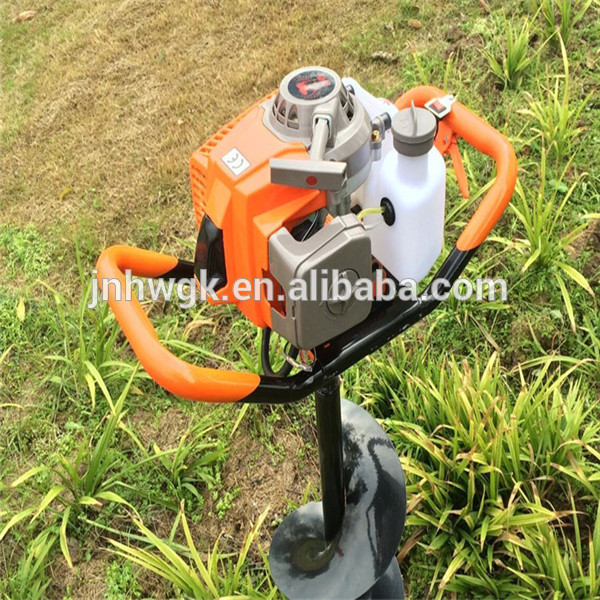 Agricultural powered petrol excavator digging machine for digging trees