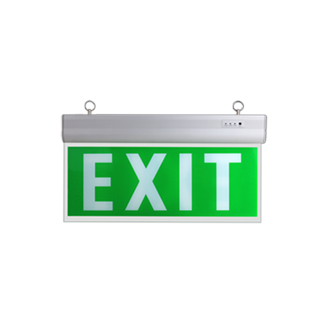 rechargeable led exit sign using 18pcs of smd led A