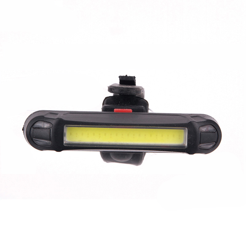 USB Rechargeable COB LED Bicycle Light Front Rear White Red Lights For Bike Riding