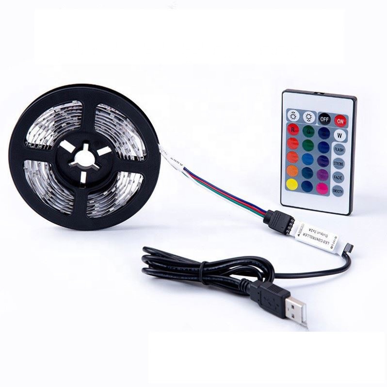 Wholesale Backlight Waterproof RGB LED Strip 5V 3.7V 6V SMD 5050 USB Powered Flexible LED Rope Light for Decoration