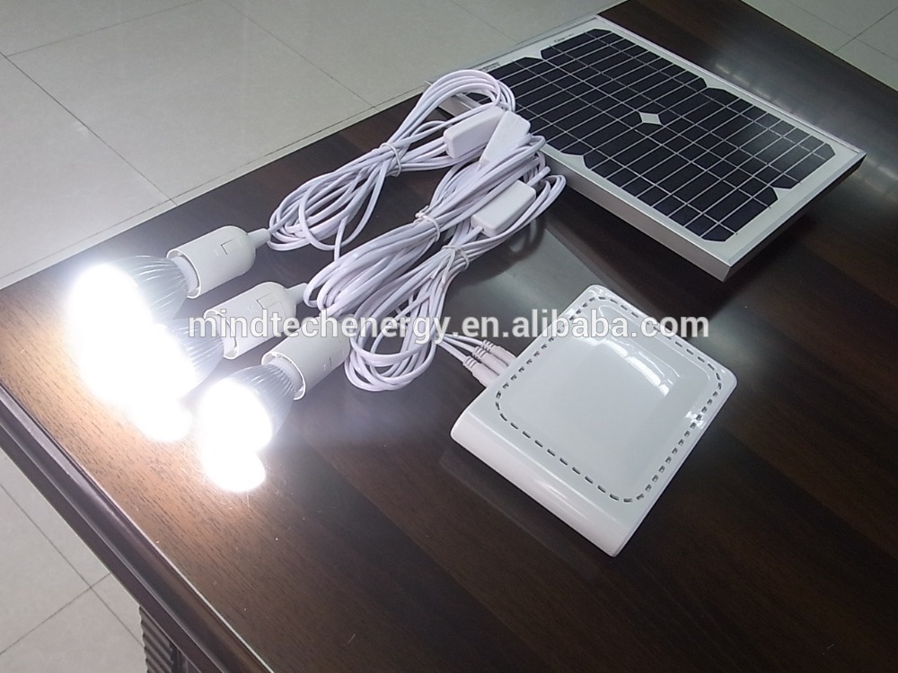 Portable Solar Panel Small Solar Lighting kits system 10W 20W