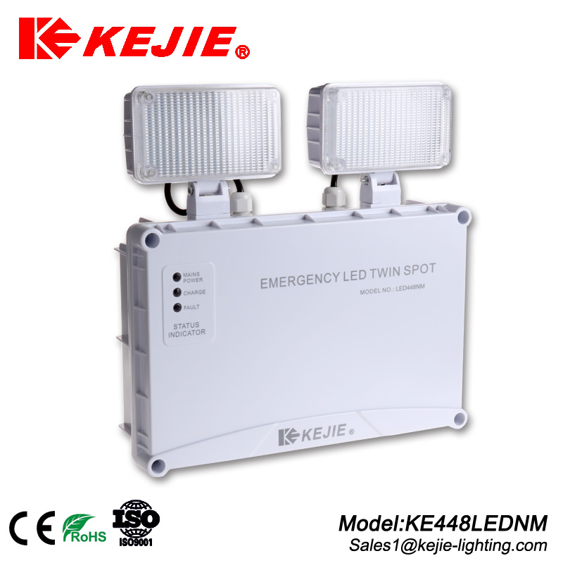 KE408NM  2*35 W halogen lamp Non-maintained emergency twin spots light