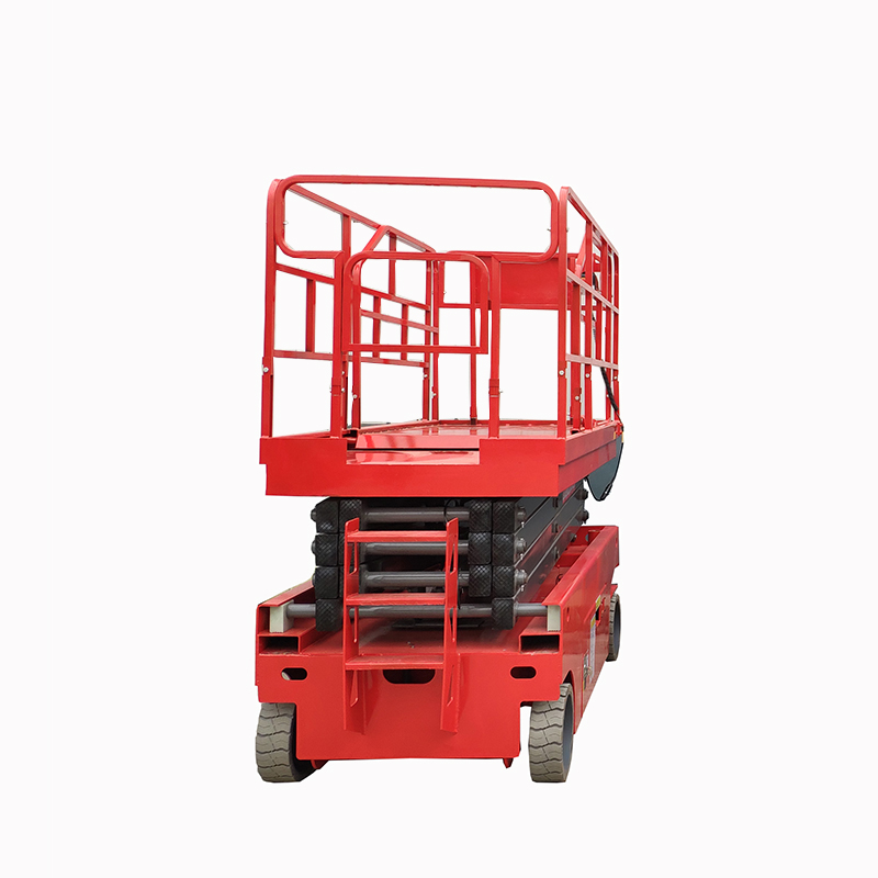 Mini mid rise scissor lift hydraulic cylinder