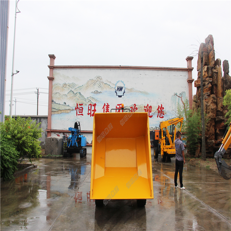 Mini 4X4 Wheel Hydraulic mini  Dumper For Sale