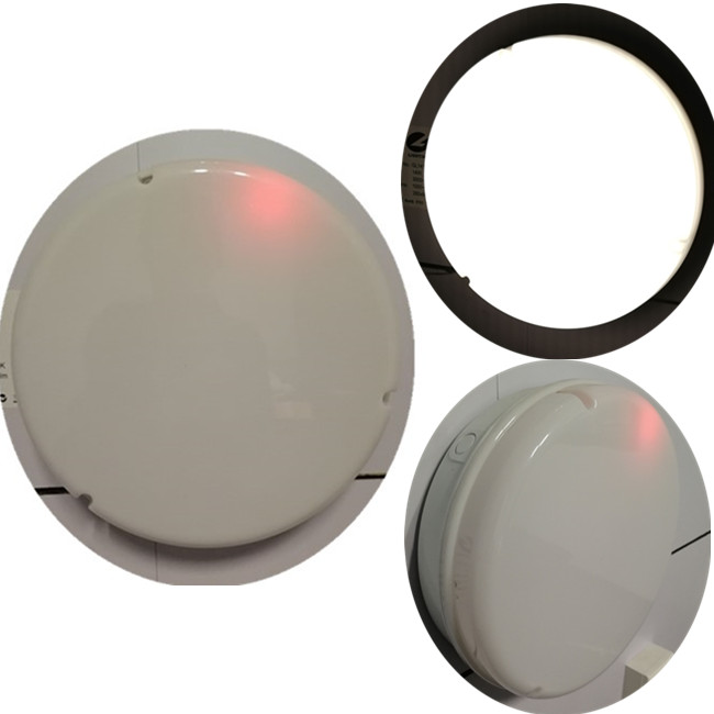 3 hours emergency rechargeable battery 2D flush mount LED bulkhead 5 years warranty