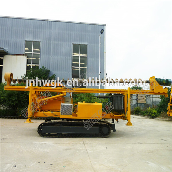 hot sale screw pole pile driver