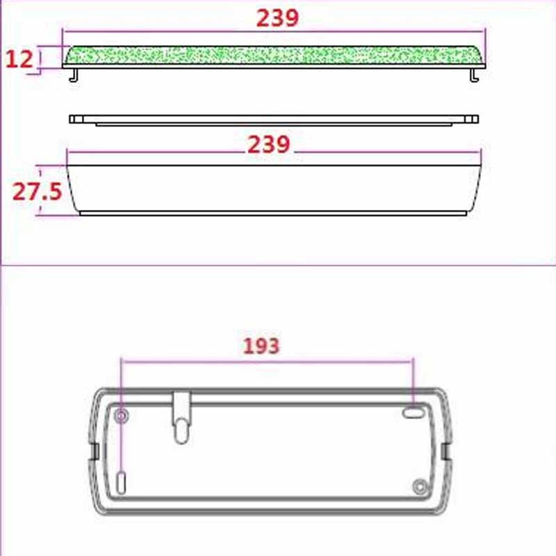 Rechargeable Battery Backup LED Emergency Light with CE Certification