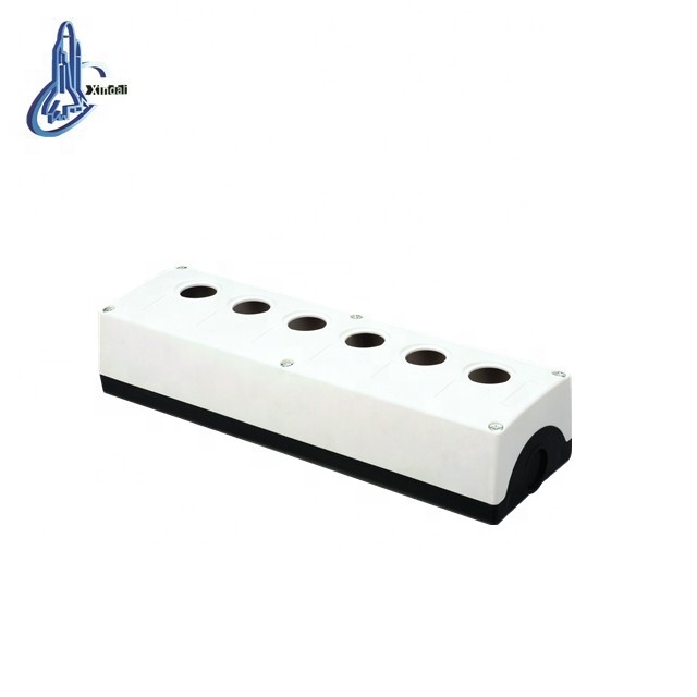 top sale push buttonRemote china plastic control box electronics/accessories for six holes IP54 XDL3-B06